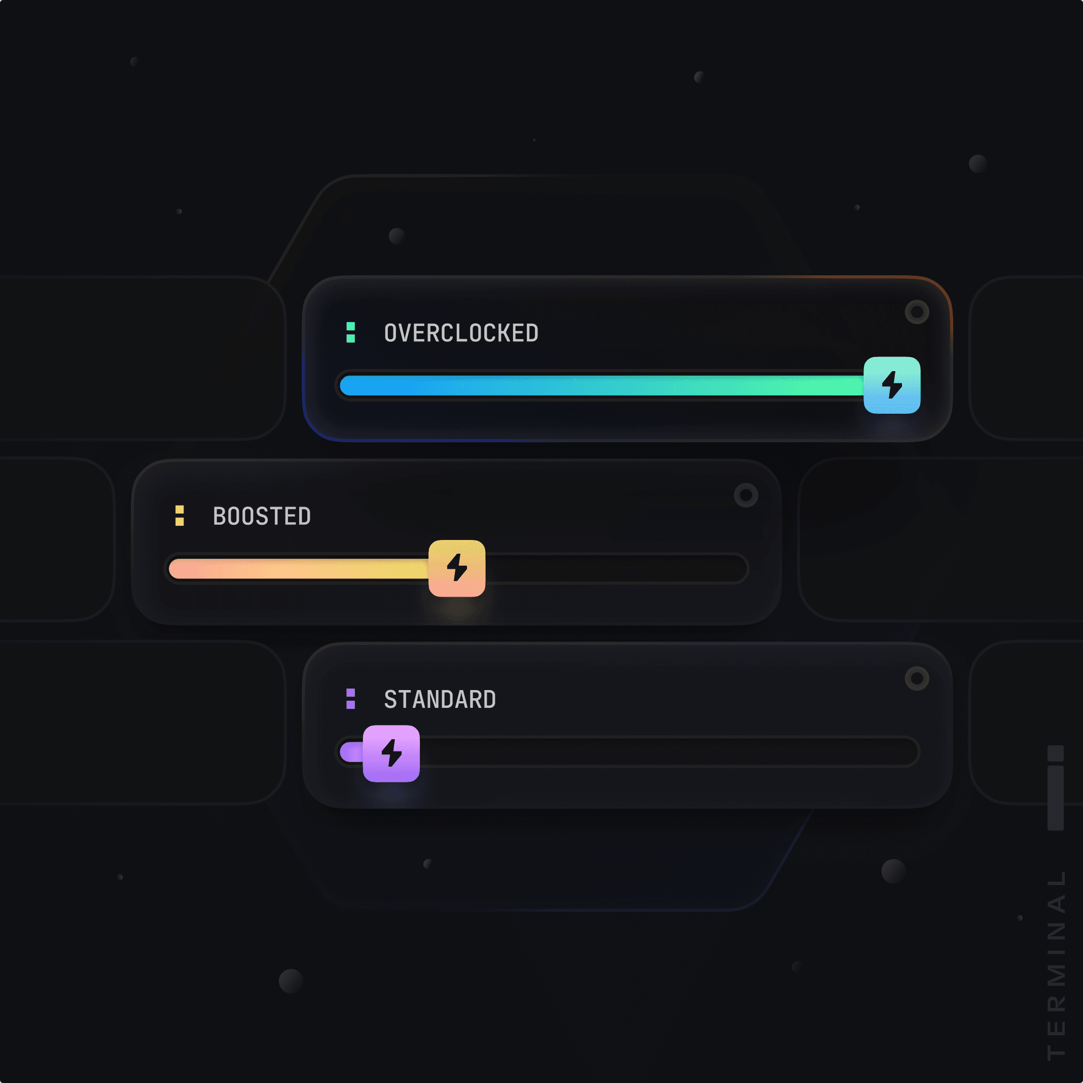 The Slider — fee tier selection
