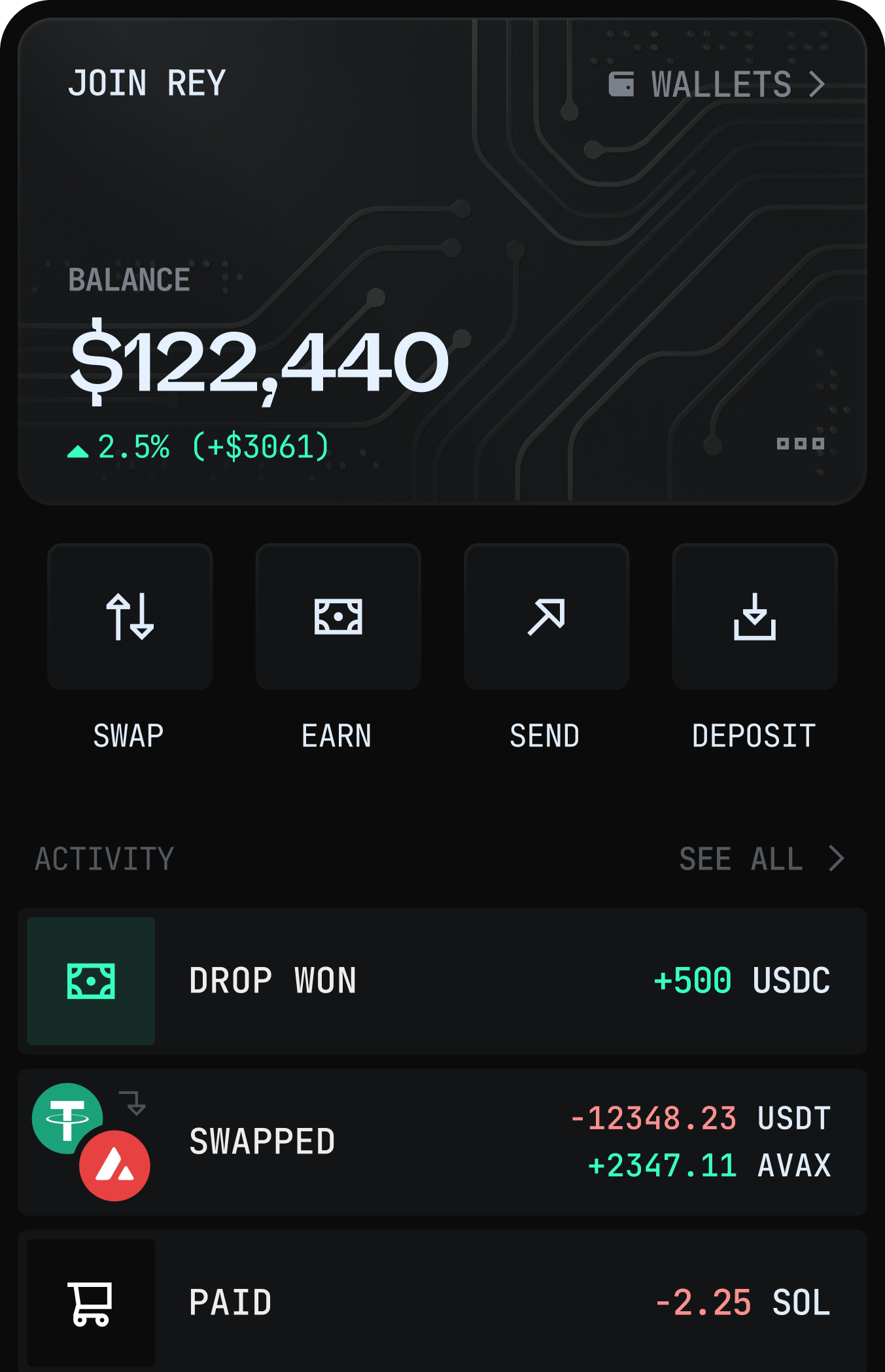 REY Terminal app